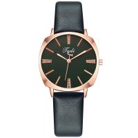 Women Wrist Watch, Tibetan Style, with PU Leather & Glass & Stainless Steel, plated, fashion jewelry & for woman, more colors for choice, 245x16x33mm, Sold By PC