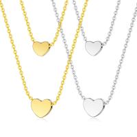 Multi Layer Necklace Stainless Steel Heart plated Double Layer & fashion jewelry & for woman 45+5cm Sold By Strand