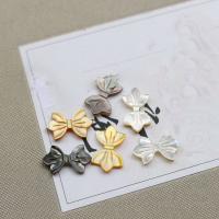 Hair Accessories DIY Findings, Shell, Bowknot, polished, more colors for choice, 10x16mm, Sold By PC