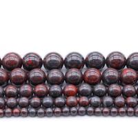 Natural Jasper Brecciated Beads, Round, polished, DIY & different size for choice, Sold By Strand