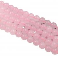 Natural Rose Quartz Beads plated fashion jewelry & DIY Sold By PC