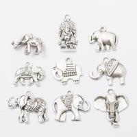 Tibetan Style Animal Pendants, plated, fashion jewelry & DIY & different styles for choice, more colors for choice, Sold By PC