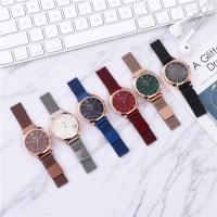 Women Wrist Watch, Tibetan Style, with Magnet & Glass & Stainless Steel, plated, fashion jewelry & for woman, more colors for choice, 245x16x33mm, Sold By PC