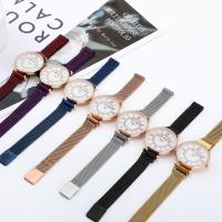 Damen Armbanduhr, Zinklegierung, mit Magnet & Glas & Edelstahl, plattiert, Modeschmuck & für Frau, keine, 245x18x38mm, verkauft von PC
