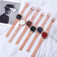 Women Wrist Watch, Tibetan Style, with Glass & Stainless Steel, plated, fashion jewelry & for woman, more colors for choice, 245x16x33mm, Sold By PC