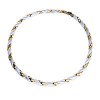 Titanstahl Halskette, plattiert, mit Magnetit & für den Menschen, 500x7x3mm, verkauft per ca. 19.6 ZollInch Strang
