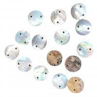 Shell Button, Masibei Scallop, Round, DIY & different size for choice & double-hole, Sold By PC