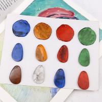 Resin Pendant, epoxy gel, DIY & different styles for choice, more colors for choice, 10PCs/Bag, Sold By Bag