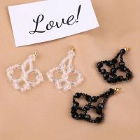 Crystal Pendants with Zinc Alloy gold color plated DIY Sold By Bag