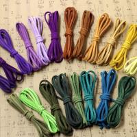 Шерстяные веревки, Вельвет, с Микрофибра PU, разный размер для выбора, Много цветов для выбора, 15mm, 100м/Лот, продается Лот
