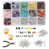 DIY Jewelry Supplies Gemstone stoving varnish fashion jewelry & mixed Sold By Box