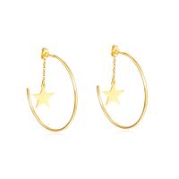 Stainless Steel Stud Earrings plated fashion jewelry & for woman gold Sold By Lot