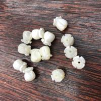 Prirodni White Shell perle, Školjka, možete DIY, bijel, 7mmx9mm, Prodano By PC