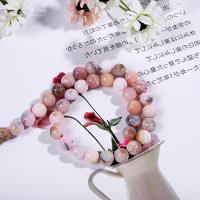 Gemstone Jewelry Beads Pink Opal Round polished DIY Sold By Strand