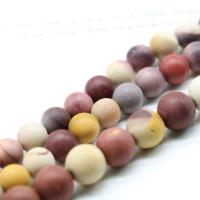 Κρόκο Stone Beads, Γύρος, γυαλισμένο, DIY & διαφορετικό μέγεθος για την επιλογή, περισσότερα χρώματα για την επιλογή, Sold Με Strand