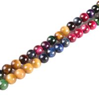 Tiger Eye Beads, Runde, du kan DIY & forskellig størrelse for valg, flere farver til valg, Solgt af Strand