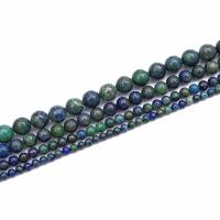 Natural Lapis Lazuli Beads Lapis Lazuli Phenix Round DIY Sold By Strand