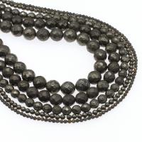 Non Magnetic Hematite Beads, Round, Sold By Strand