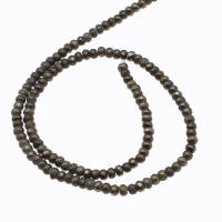 Nicht-magnetische Hämatit Perlen, rund, 4x3mm, verkauft von Strang