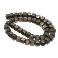 Non Magnetic Hematite Beads, 4x4x4mm, Sold By Strand
