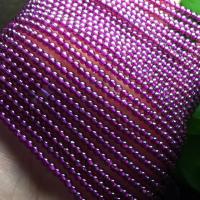 Natürlicher Granat Perlen, violett, Grad AAA, 3mm, 3SträngeStrang/Menge, verkauft von Menge