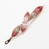 Hair Slide, Tibetan Style, fashion jewelry & with rhinestone, more colors for choice, Sold By PC