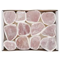 Rose Quartz Decoration, with paper box, durable, pink, 180x125x45mm, Sold By Box