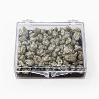 Pyrit Mineralien Specimen, mit Acryl, nachhaltiges, 55x40x20mm, verkauft von Box