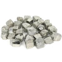 Pyrit Dekoration, nachhaltiges, Silberfarbe, 20mm, verkauft von kg