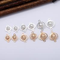 Brass Jewelry Connector, plated, fashion jewelry & DIY & different styles for choice, more colors for choice, Sold By PC