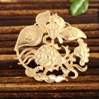 Hair Accessories DIY Findings Brass plated fashion jewelry golden Sold By PC