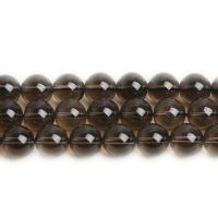 Natural Smoky Quartz Beads, Round, polished, DIY & different size for choice, tan, Sold By Strand