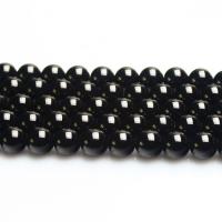 Perles de cristal rondes , poli, DIY & normes différentes pour le choix, noir, Vendu par brin