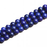 Lapislazuli Perlen, rund, poliert, DIY & verschiedene Größen vorhanden, keine, verkauft von Strang