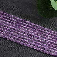 Natural Amethyst Beads, Round, polished, DIY & different size for choice, more colors for choice, Sold By Strand