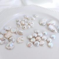 Natural Freshwater Pearl Loose Beads plated fashion jewelry & DIY beige camouflage Sold By PC