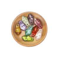 Colgantes de Cristal de Murano en Forma Planta, chapado, Joyería & Bricolaje, más colores para la opción, 20x20mm, Vendido por UD
