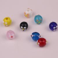 Refined Lampwork Beads, plated, fashion jewelry & DIY, more colors for choice, 20x20mm, Sold By PC