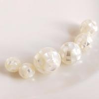 Natural Freshwater Shell Beads, Pearl Shell, plated, fashion jewelry & DIY & different size for choice, beige camouflage, Sold By PC