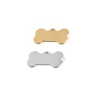 Stainless Steel Pendants, 304 Stainless Steel, Dog Bone, plated, fashion jewelry, silver color, 16x31mm, Hole:Approx 1.5mm, 10PCs/Lot, Sold By Lot