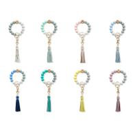 Bracelets en silicone, avec alliage de zinc, Placage de couleur d'or, pour femme, plus de couleurs à choisir, 110x255mm, Vendu par brin