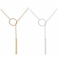 Mässing Chain Necklace, plated, mode smycken & för kvinna, fler färger för val, nickel, bly och kadmium gratis, Säljs av Strand