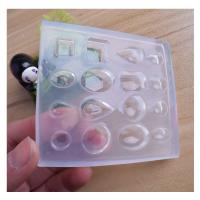 DIY Epoxy Mold Set, Silicone, plated, durable, clear, 70x75mm, 20PCs/Lot, Sold By Lot