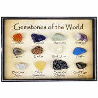 Naturstein Mineralien Specimen, Unregelmäßige, 12 Stück, 80x55x12mm, verkauft von Box