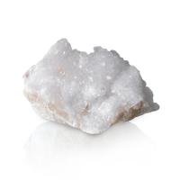 Eisquarz Achat Quarz-Cluster, Unregelmäßige, weiß, 30-60mm, verkauft von PC