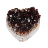 Gelbquarz Perlen Quarz-Cluster, Herz, druzy Stil & verschiedene Größen vorhanden, verkauft von PC