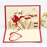 Greeting Card, Paper, plated, 3D effect & hollow, 150x200mm, Sold By PC