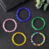 Cats Eye Bracelets, plated, fashion jewelry & different size for choice, more colors for choice, 170mm, Sold By Strand