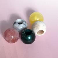 Acrylic Jewelry Beads, Plastic, Round, DIY, more colors for choice, 10mm, Sold By Bag