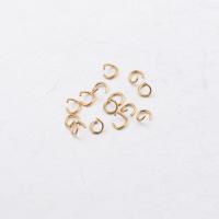Edelstahl offene Ringe, 304 Edelstahl, plattiert, keine, 0.50x3.50mm, verkauft von Tasche